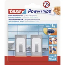 Tesa - Haken Powerstrip Small Chrom Haken