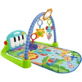 Fisher-Price HBB73 - Piano-Gym mitwachsende Spieldecke für Neugeborene und Kleinkinder mit Spielzeug, deutsche Version