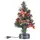 Pearl Mini Weihnachtsbaum Grün/Rot mit LED-Farbwechsel 45 cm