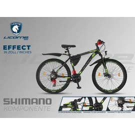 licorne bike gmbh Licorne Bike Effect Premium Mountainbike 26 Zoll RH 54 cm schwarz