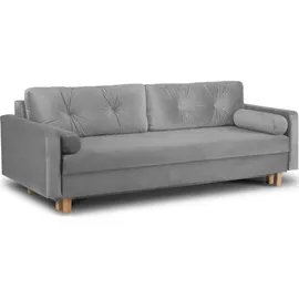 Konsimo Einzelsofa Eriso ¦ grau ¦ Maße (cm): B: 220 H: 80