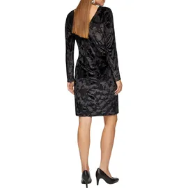s.Oliver Samt-Kleid Schwarz 42