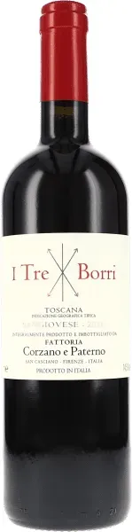 I Tre Borri IGT Corzano e Paterno 2021 BIO