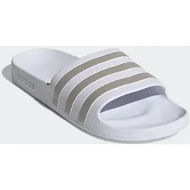 Adidas Adilette Aqua Cloud White / Platinum Metallic / Cloud White 46
