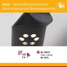 Paulmann LED Pollerleuchte Ilias anthrazit 94262