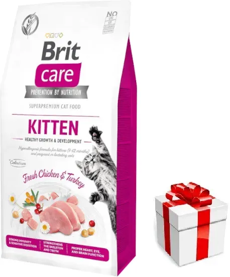 BRIT Care Cat Getreidefrei Kitten 7kg + Überraschung für die Katze