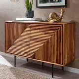 KADIMA DESIGN "Harmony" 3D-Sideboard mit Metalldetails und viel Stauraum, Elegantes Wood-Design