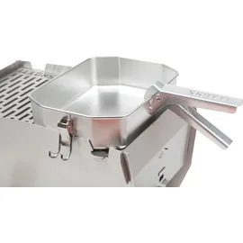 Skotti Edelstahlbox 1 l Silber/Weiß