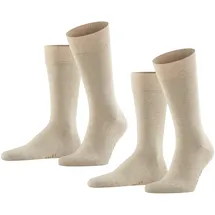 Falke Happy Socken 2er Pack Sand Melange 43-46