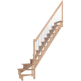 DOLLE Raumspartreppe Lyon 65 cm Buche unbehandelt/Metall