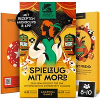 amaringa games gmbh Gourmet Criminelle Spielzug mit Mord Krimidinner