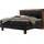 Hasena Boxspringbett Memphis, im Vintagelook, Massivholz-Umrandung, Tonnentaschen-Federkernmatratze