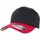 Flexfit Wooly Combed 2-Tone Cap schwarz/rot L/XL