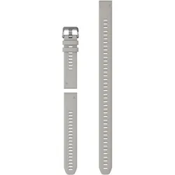 Garmin Quickfit-taucharmbänder, Silikon (tauchset 3-teilig) nebelgrau/silber 20 mm