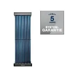 Buderus Logaplus Paket S82, 8x Vakuumkollektor SKR10 Aufdach-Montage, WW-Speicher HS750-W, WW-Speicher SM200, Weiß 7739606378