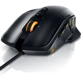 Titanwolf Gaming-Maus kabelgebunden, USB Gaming Laser Mouse mit 10800 dpi, RGB LEDs, Gewichts-Justierung