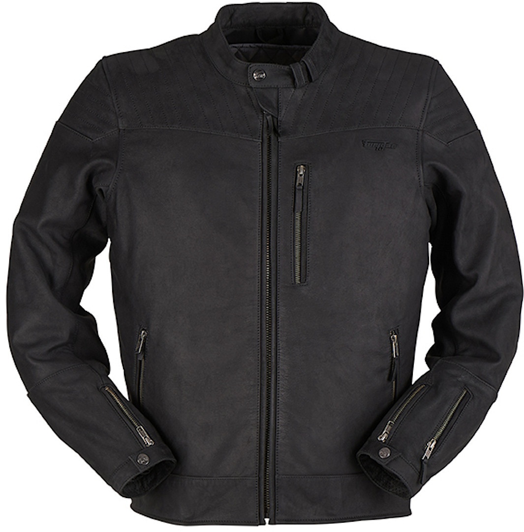 Furygan Clint Evo Motorfiets lederen jas, zwart, XL