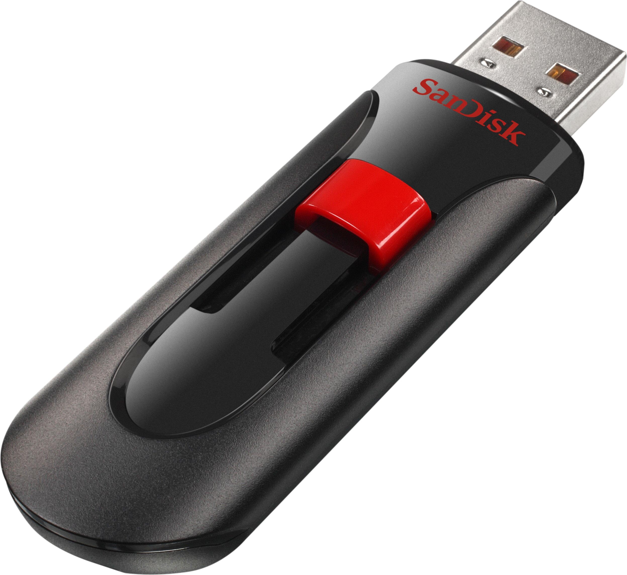 SanDisk Cruzer Glide (256 GB, USB A, USB 2.0), USB Stick, Schwarz