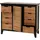 MCW Apothekerkommode 80 x 91 x 40 cm Schwarz