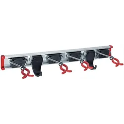 Gerätehalter Länge Führungsschiene 500 mm 2 Haken 4 Halter Aluminium - 04.02.2005