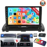 ESSGOO 4+64G Autoradio Android 15 Für Volvo XC90 2004-14 Carplay GPS Navi Autoradio (Digitalradio (DAB), 4+64GB(optional), RDS, AM, FM, Carplay Android Auto Bluetooth EQ USB GPS Navi WIFI Touchscreen) schwarz