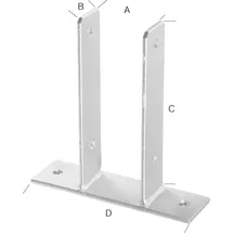 ede - hadra hadra HB-Pfostenträger tzn 71 CE