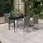 vidaXL Garten-Essgruppe 5-tlg. Grau/Schwarz