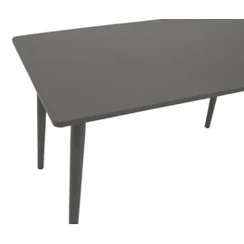 DEGAMO Denver Gartentisch 120 x 70 x 73 cm Anthrazit