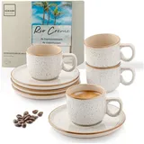 sänger Tasse, Espressotassen Set Rio Creme 80 ml, 8 x)