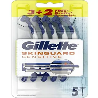 Gillette SkinGuard Sensitive Einwegrasierer, klinisch getestet für empfindliche Haut, 5 Stück