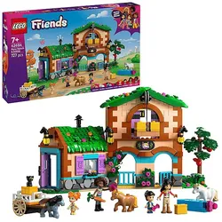 LEGO Friends 42654 Ponyhof & Stall Bausatz, Mehrfarbig