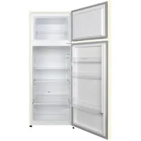 Respekta Retro Kühl-Gefrierkombination (211 l, 1440 mm hoch, Creme)
