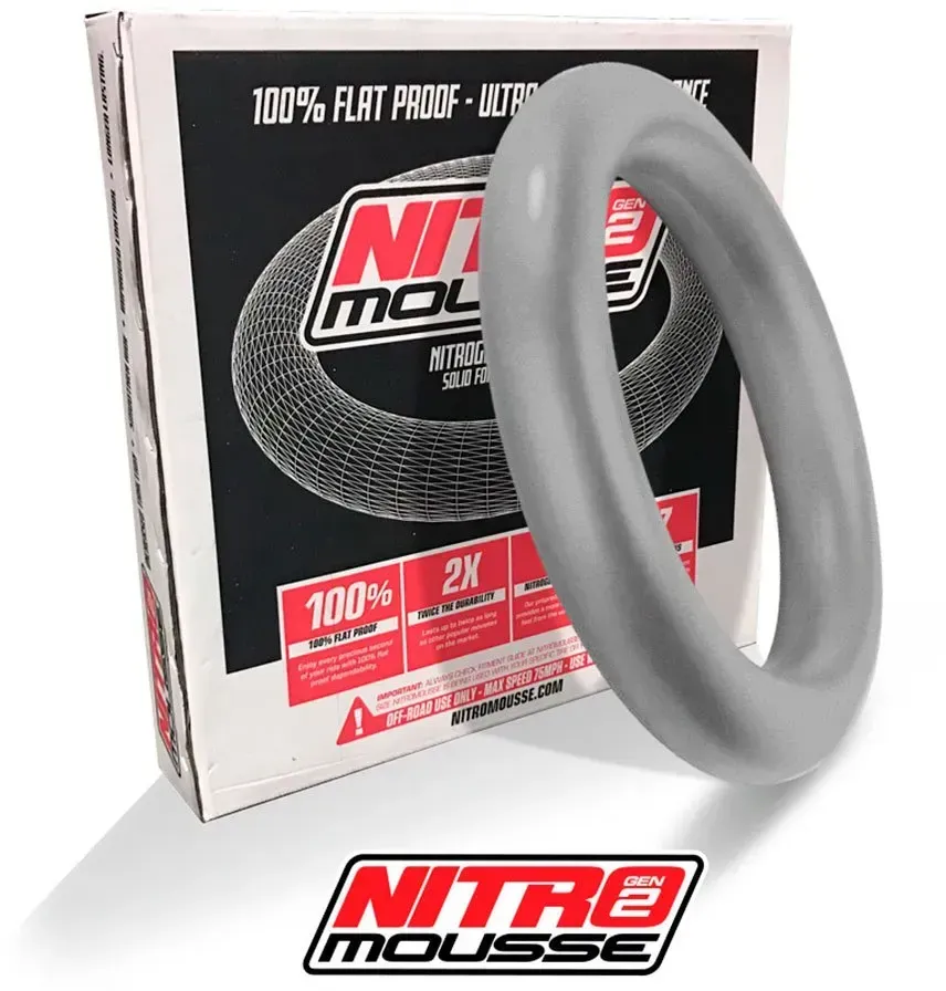 Nitromousse Gen2 Platinum Rear Fahrradschlauch - Black - 100 / 100 - 18