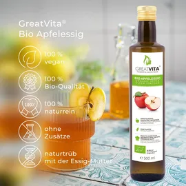 greatvita Bio Apfelessig 500 ml Flüssigkeit
