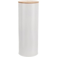 orion group Küchenbehälter Aufbewahrungsbehälter Vorratsdose aus Metall weiß mit Silikondichtung für Spaghetti WHITELINE 28,5 cm