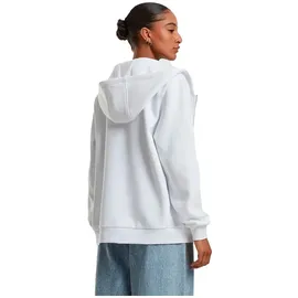 URBAN CLASSICS Hoodie Fluffy Weiß 5XL