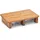 Zeller Schneidebrett-Set Bambus 1 St. 40,5 x 26,5 x 8,5 cm Beige/Braun
