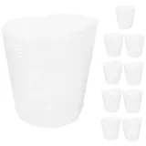 DOITOOL 10 Stück Teiliges Transparentes Pflanzkübel inneneinsatz Wetterfeste Kunststoff pflanztopf einsätze Leichter Austausch für Gartenpflanzen und Outdoor pflanzkübel Wiederverwendbar