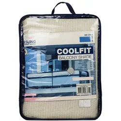 Nesling Coolfit Balkon-Sichtschutz, Balkonverkleidung 80 x 500 cm in Off-white