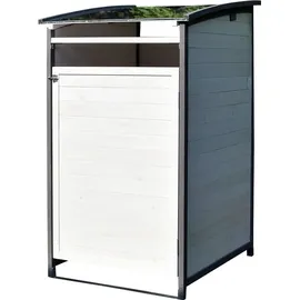 Melko Mülltonnenbox Einzelbox 73 x 85 x 127 cm grau
