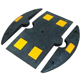Schake Bodenschwelle Mittelstück 800 x 400 mm Schwarz/Gelb