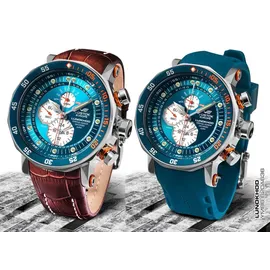 Vostok Europe Herrenuhr YM86-620A636 blau
