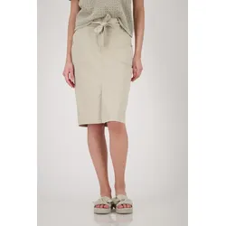 Cargorock MONARI "Rock Cargo", Damen, Gr. 36, grün (bamboo), Web, Obermaterial: 98% Baumwolle, 2% Elasthan, unifarben, modisch, regular fit knielang, Röcke, Mit Gürtelschlaufen