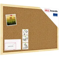 ALLboards Pinnwand 60 x 40 cm Braun