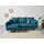 Home Affaire Ecksofa HOME AFFAIRE "Granbo L-Form", blau (petrol), B:240cm H:95cm T:170cm, 100% Polyester, Sofas, Ecksofa, incl. Bettfunktion und Bettkasten, Federkern-Polsterung, Seitentasche