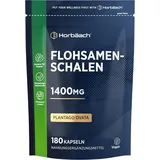 Flohsamenschalen Kapseln 1400Mg | 180 VEGANE Kapseln 750Mg | Ballaststoffe