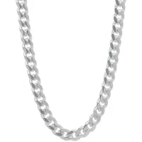 HOPLO Panzerkette Silberkette Panzerkette Länge 55cm - Breite 3,9mm - 925 Silber, Made in Germany silberfarben 55 cm Unisex
