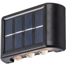 Rabalux Solarleuchte Kunststoff 5,5 cm inkl. Dämmerungssensor schwarz