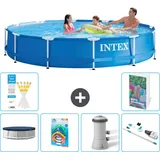 Frame Pool Rund - 366x76 Cm - 7-teilig  S68