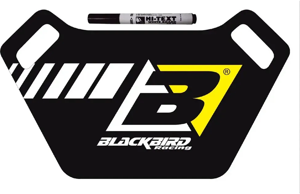 Blackbird Racing 5079 Boxentafel - Black - One Size